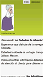 Mobile Screenshot of cabanaslabuela.com