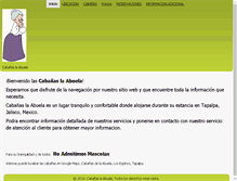 Tablet Screenshot of cabanaslabuela.com